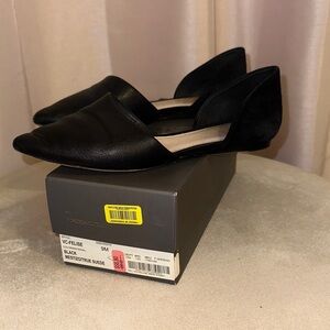 Vince Camuto Black Flats